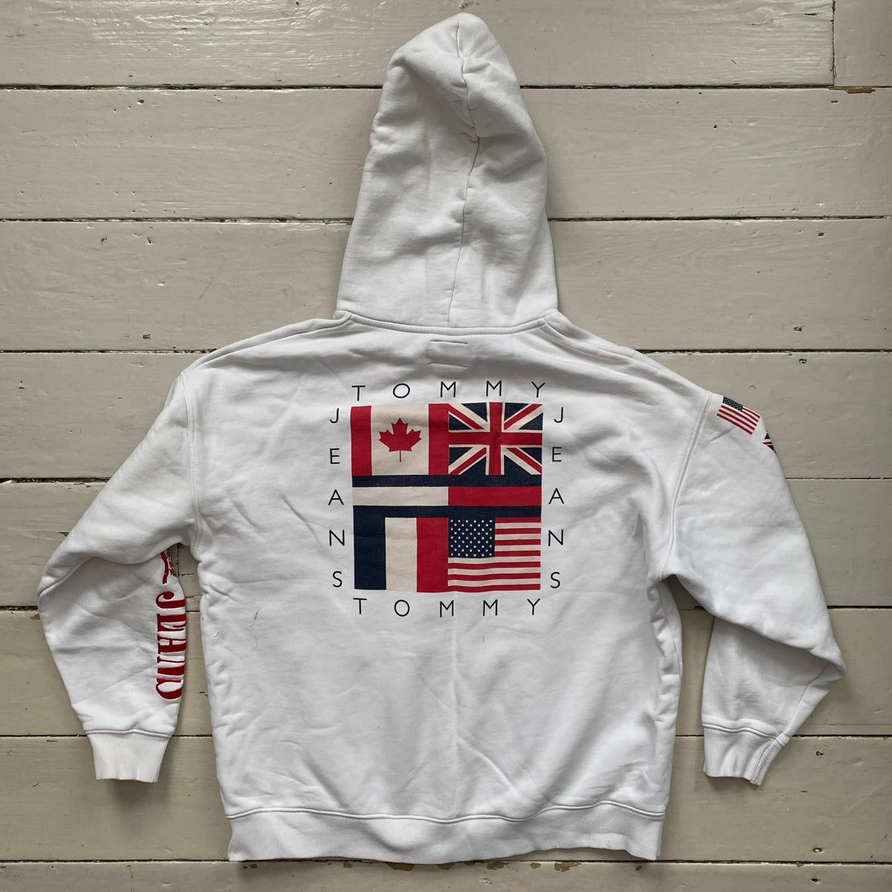 Tommy Hilfiger Jeans White Hoodie (XL)