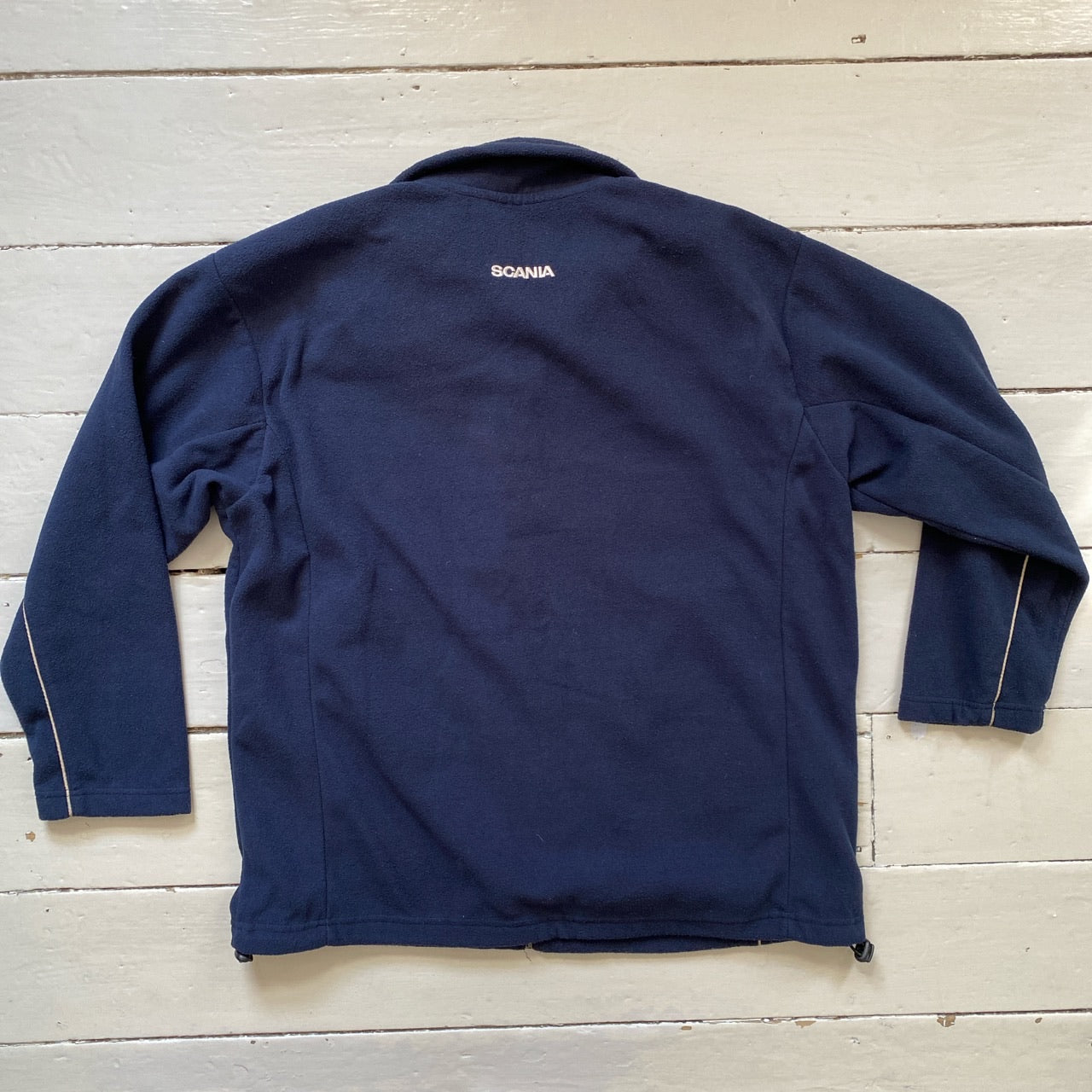 Scania Navy Fleece Zip Up Jumper (XL)