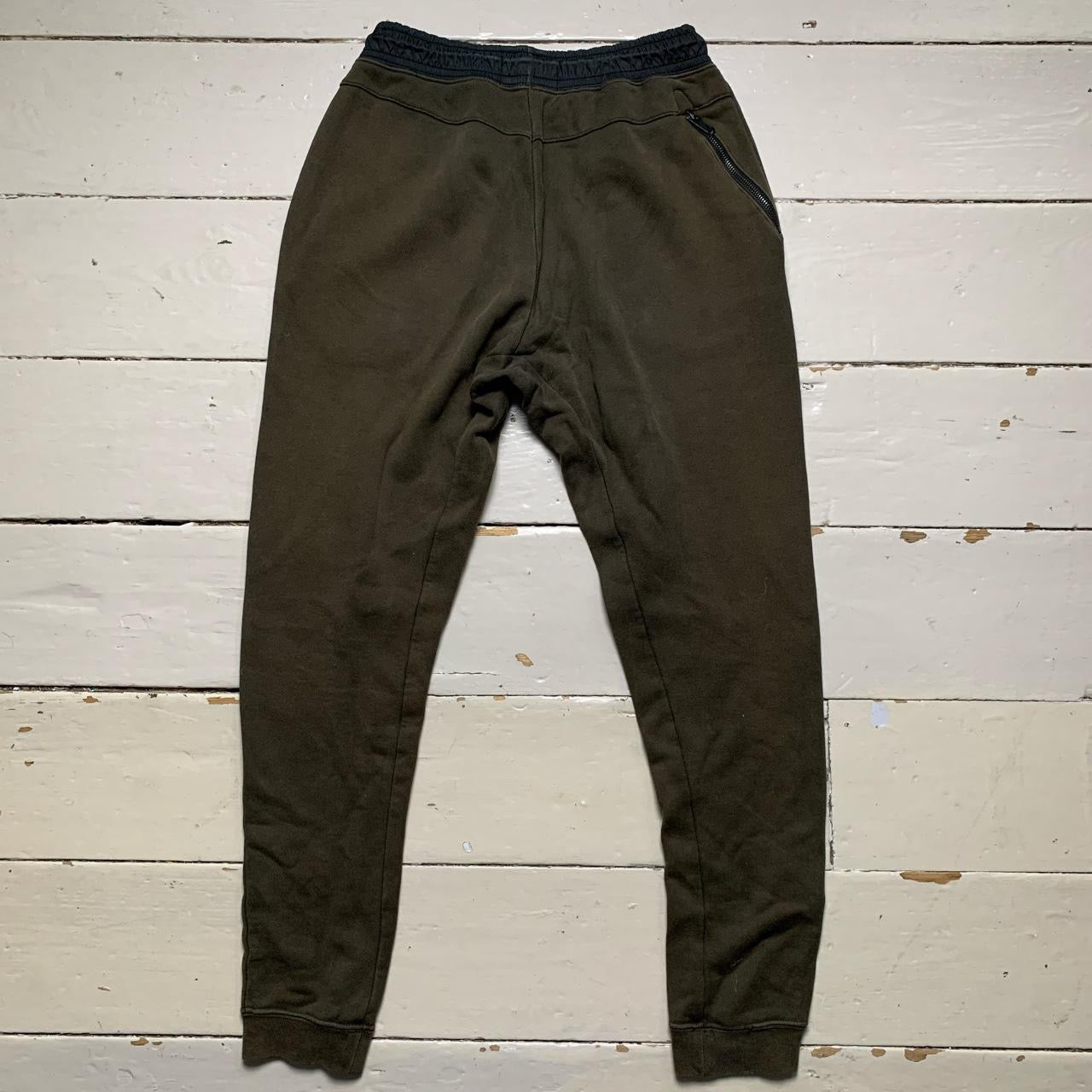 Nike Box Swoosh Khaki Joggers (Small)