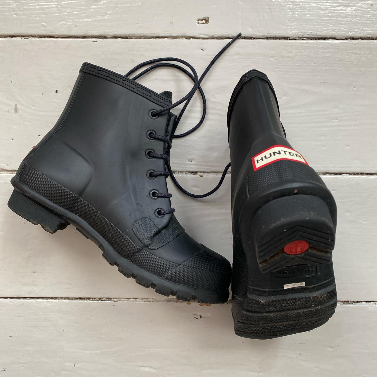 Hunter Lace Up Ankle Boots (UK 6)