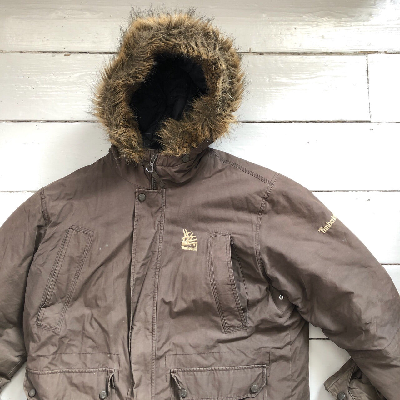 Timberland Parka Hooded Coat (Medium)