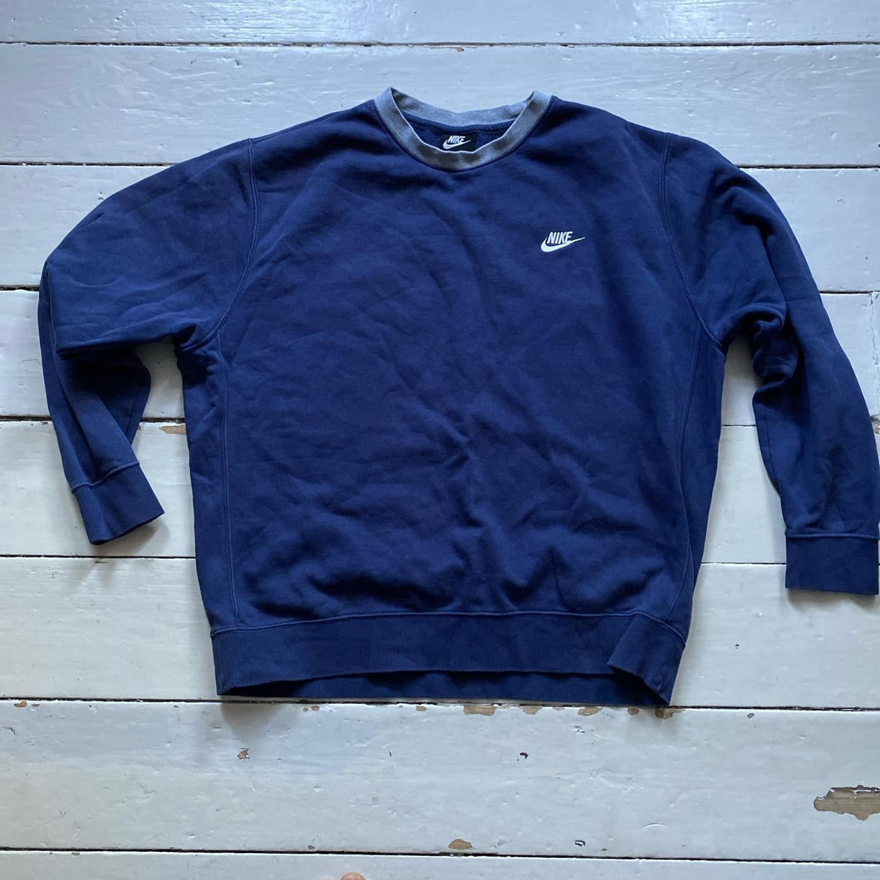 Nike Swoosh Navy Jumper (XL)