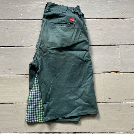 Dickies Green Two Tone Shorts (34W)