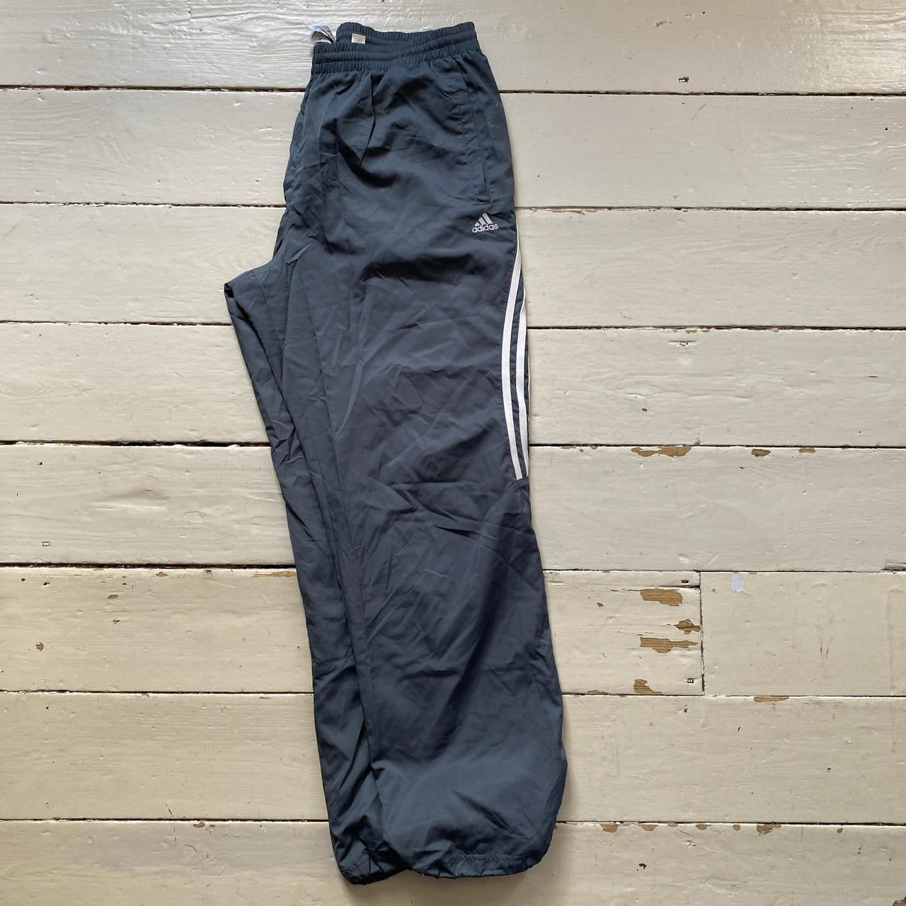 Adidas Grey Shell Bottoms (Large)