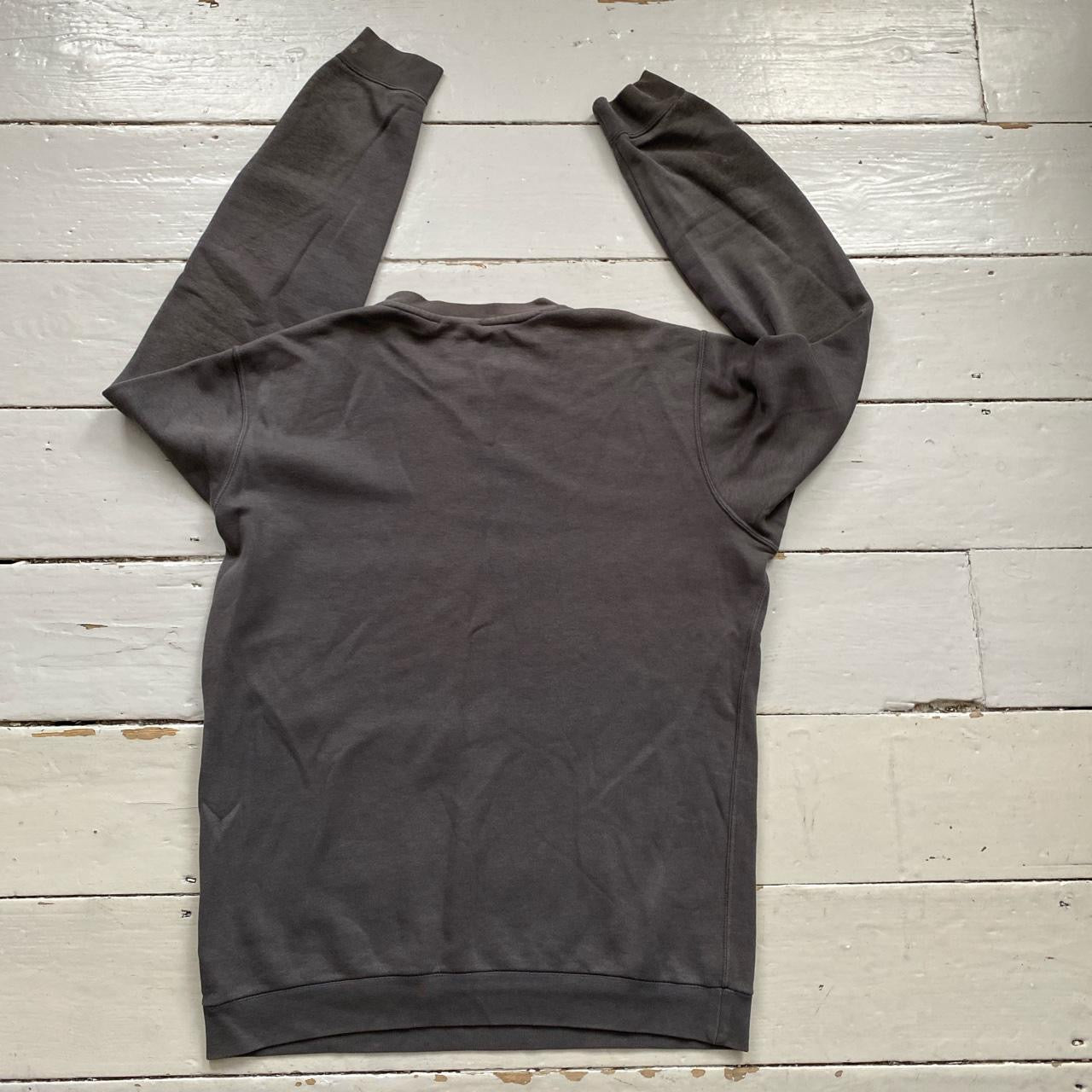 Nike Swoosh Grey Jumper (Medium)