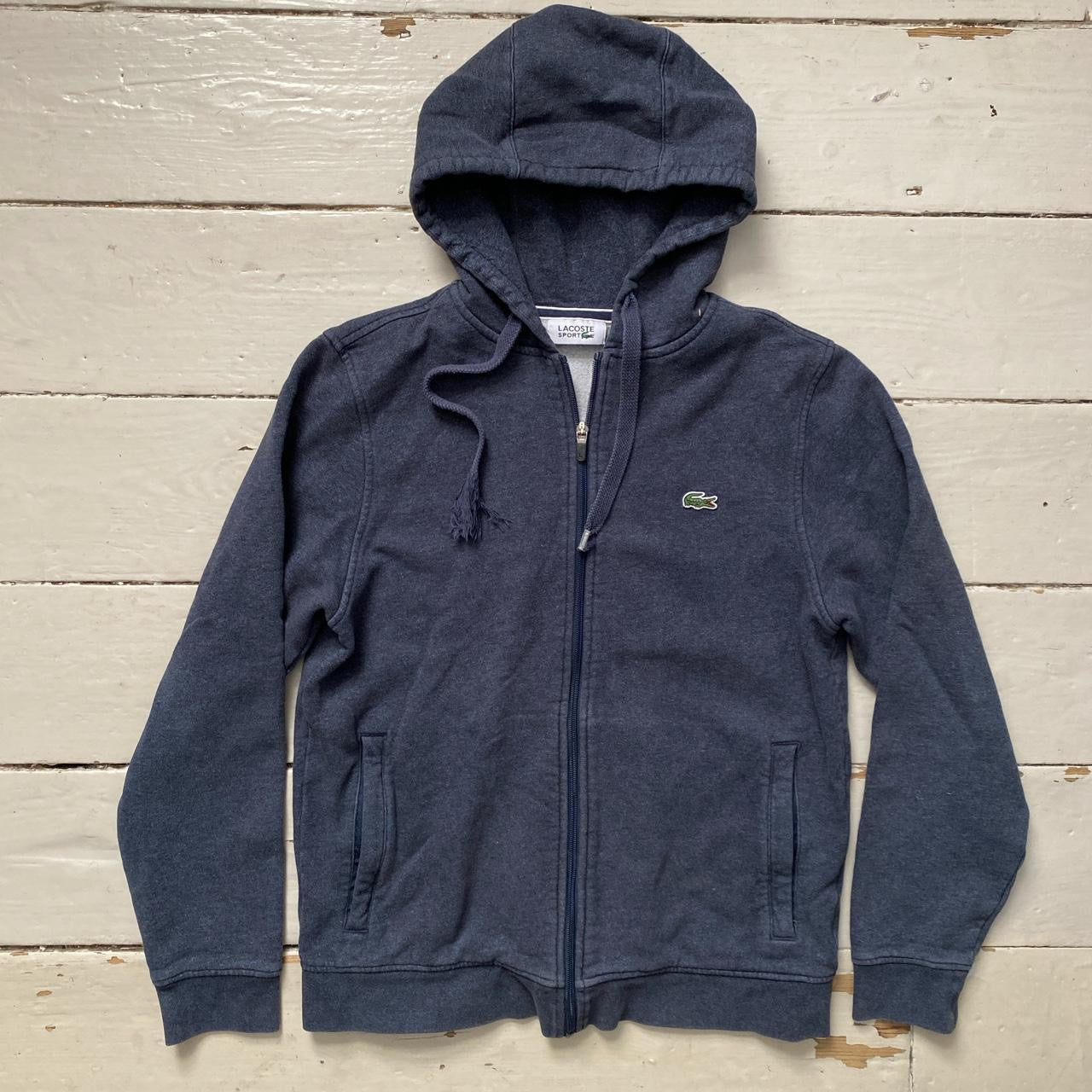 Lacoste Hoodie Navy (Medium)