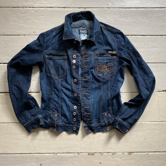 Dolce Gabbana Vintage Denim Jacket (Large Womens)