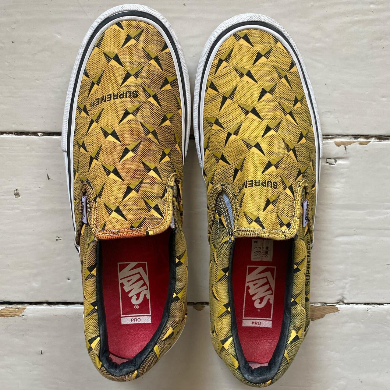 Supreme Vans Diamond Slip Ons (UK 9.5)