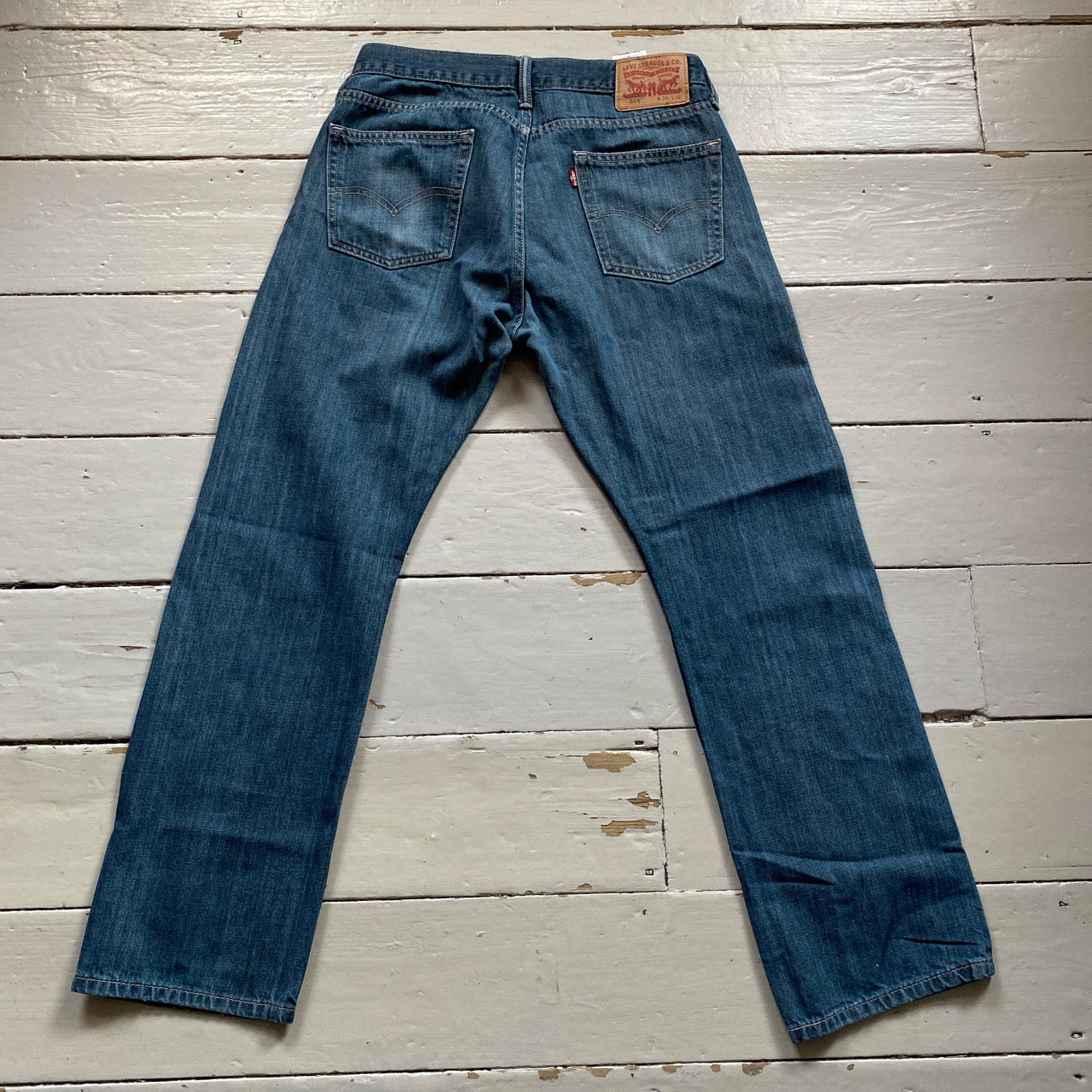 Levis 514 Blue Jeans (34/30)