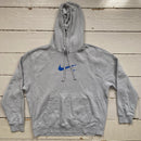 Nike Swoosh Grey Hoodie (Medium)