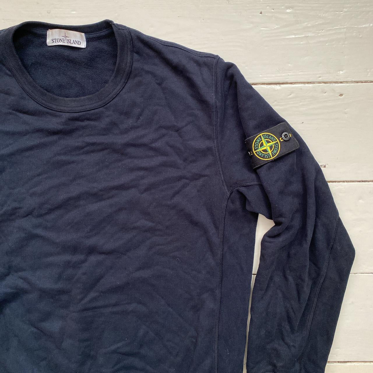 Stone Island Navy Jumper (XXL)