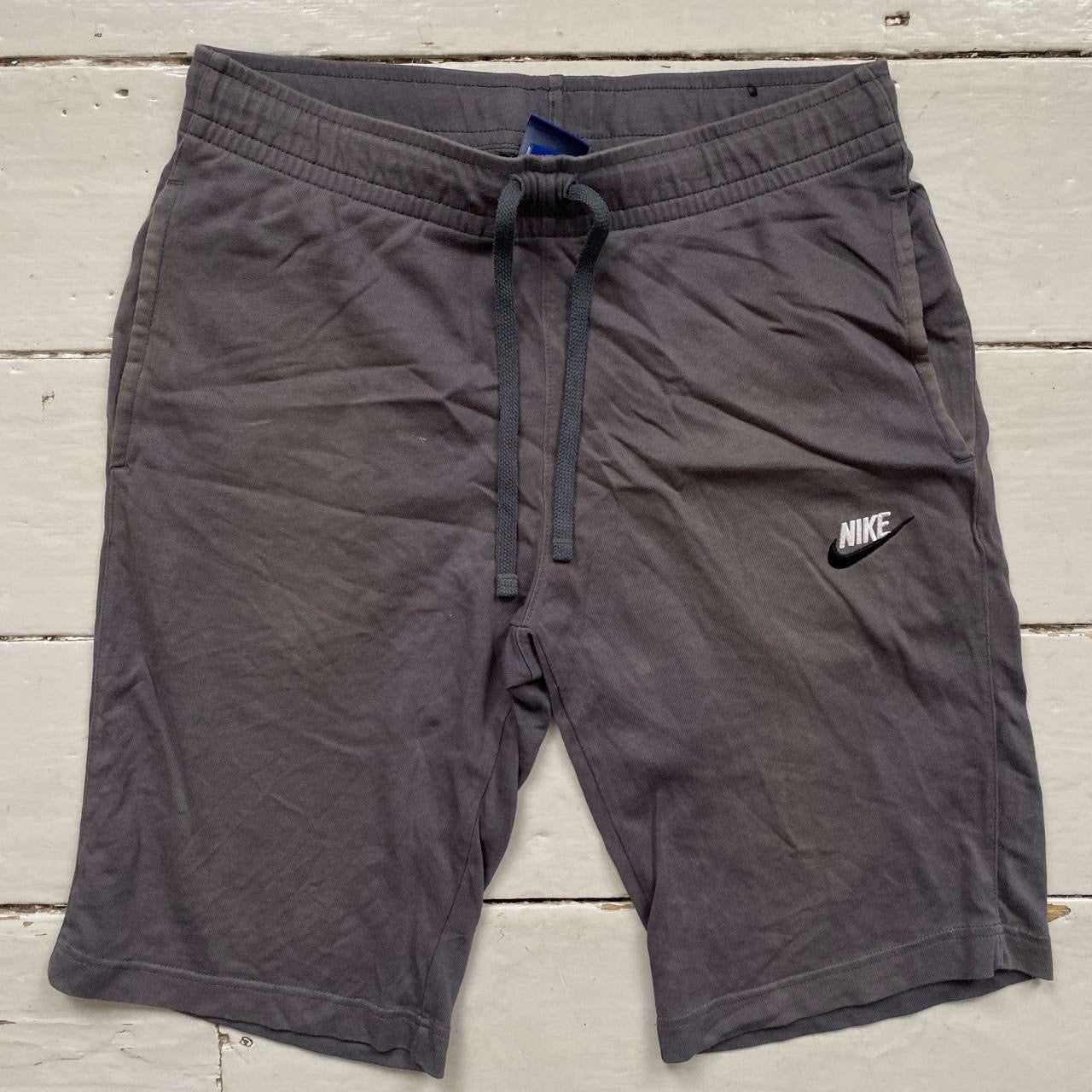 Nike Swoosh Grey Shorts (Small)