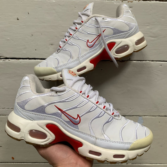Nike TN Vintage 2003 Leather Red and White (UK 7)
