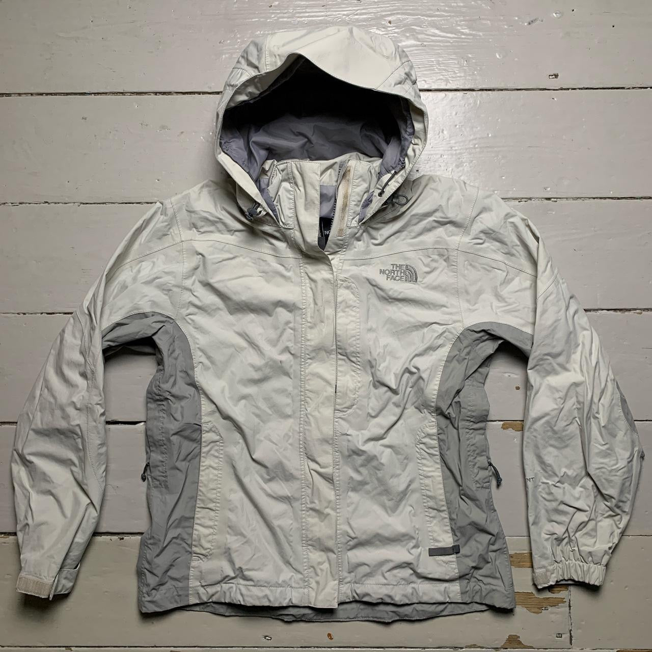 The North Face White Windbreaker (Womens Small)