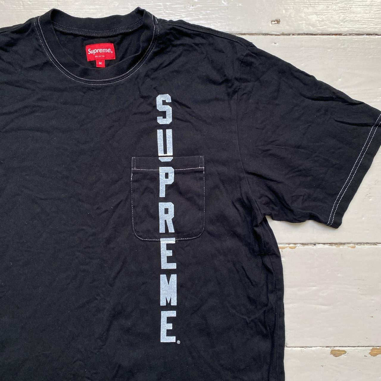 Supreme Contrast Stitch T Shirt (Large)