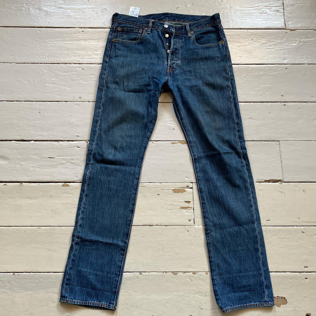 Levis 501 Blue Jeans (32/34)