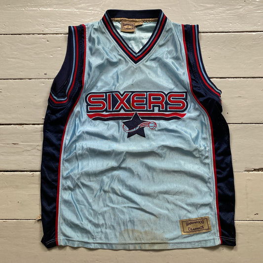 Sixers Vintage Harwood Classics Basketball Jersey (XL)