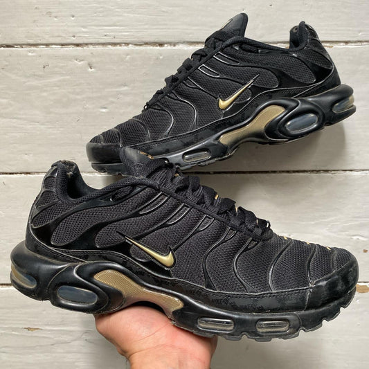 Nike TN Air Max Plus Black and Gold (UK 10)