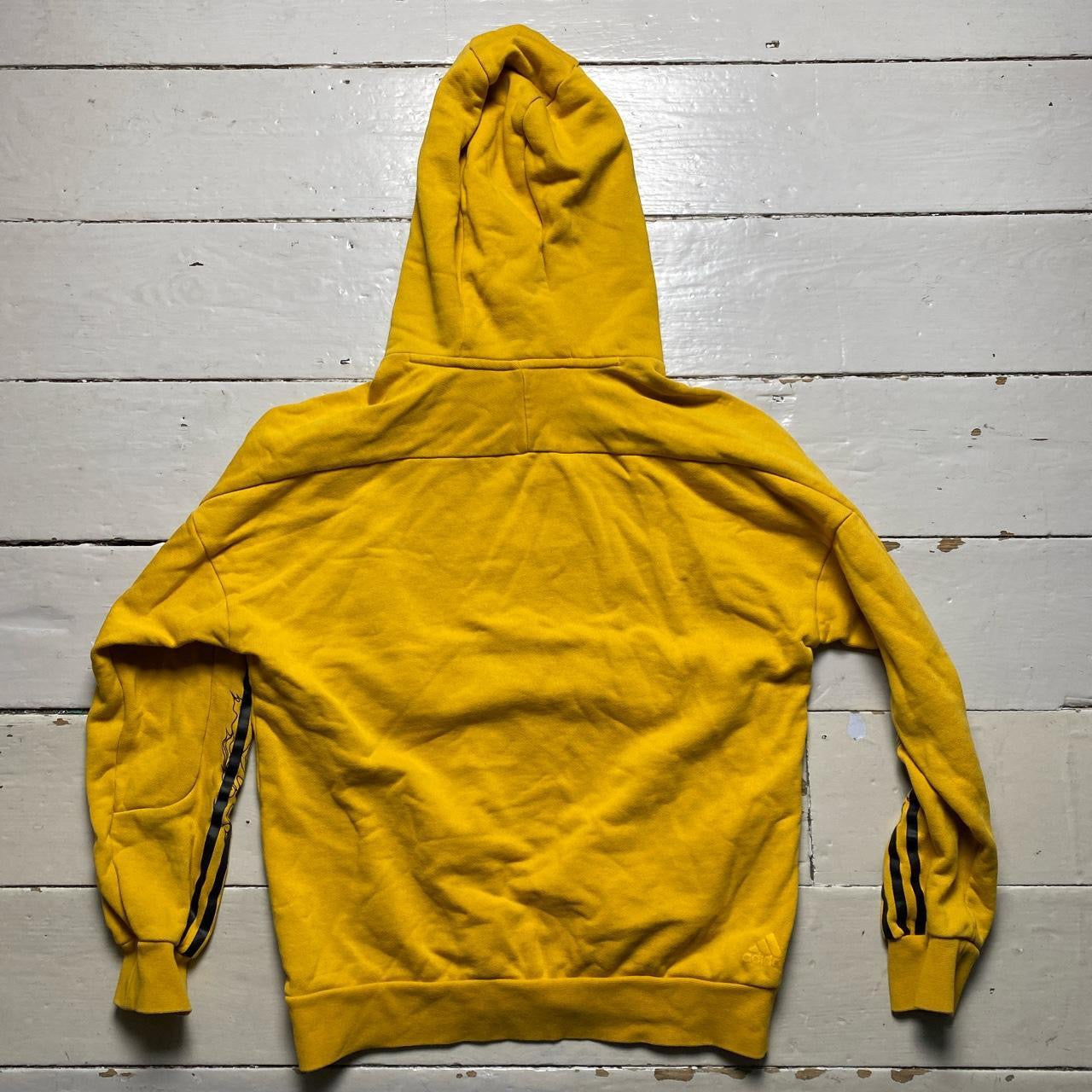 Adidas Yellow Hoodie (Small)