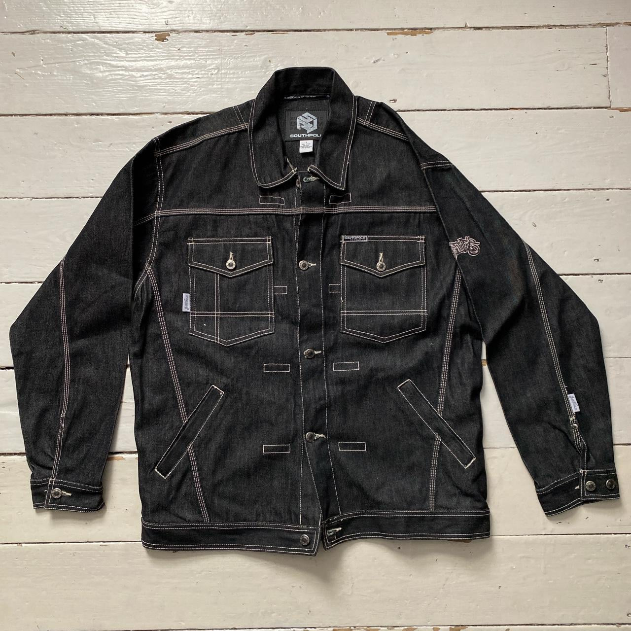 SouthPole Vintage Denim Jacket (Large)