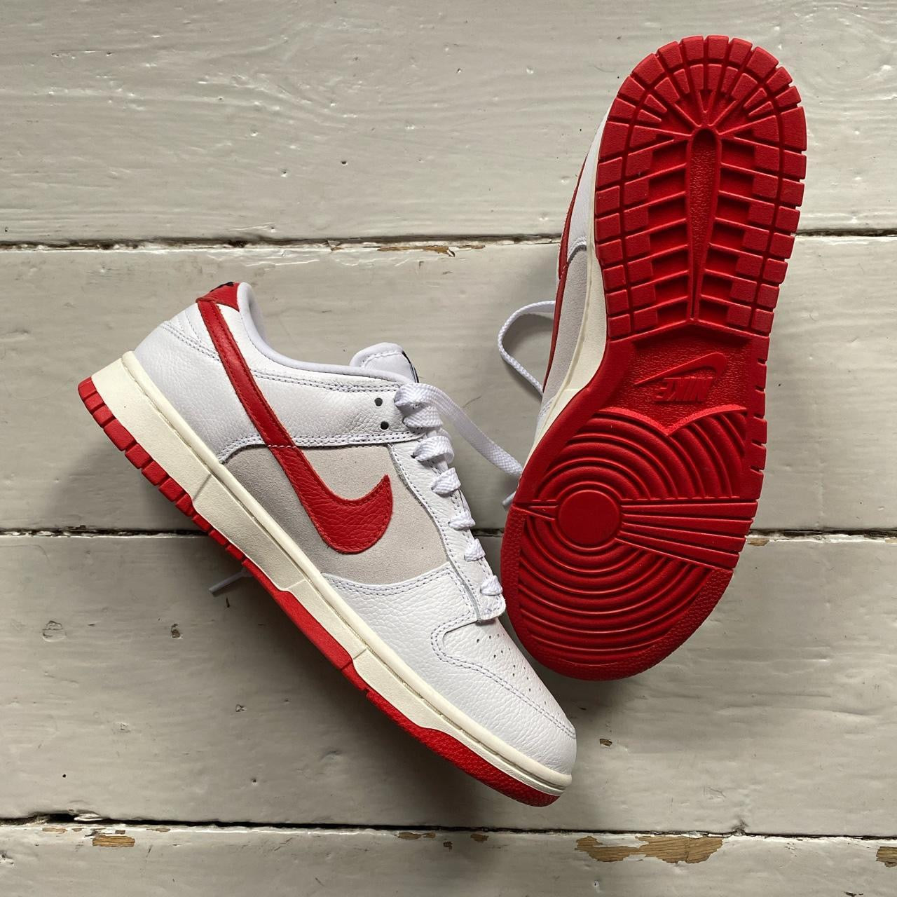 Nike Dunk By You Red and White (UK 8.5)