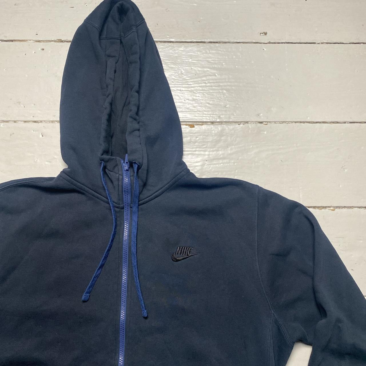 Nike Navy Swoosh Hoodie (Medium)