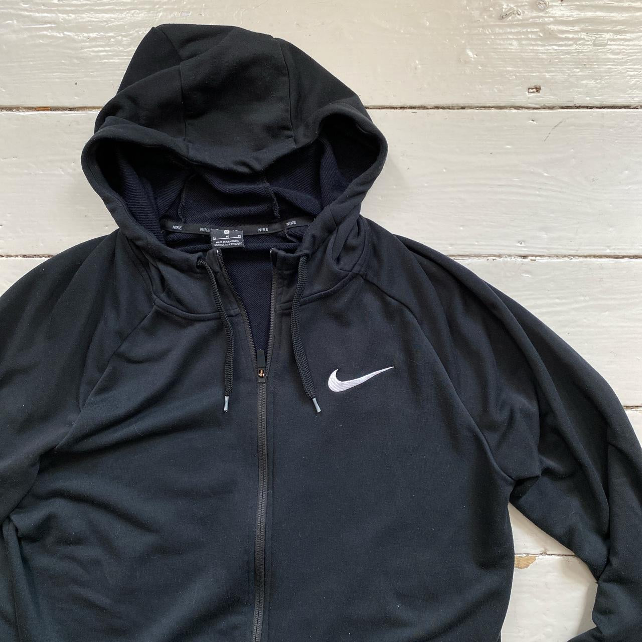 Nike Swoosh Black Hoodie (XL)