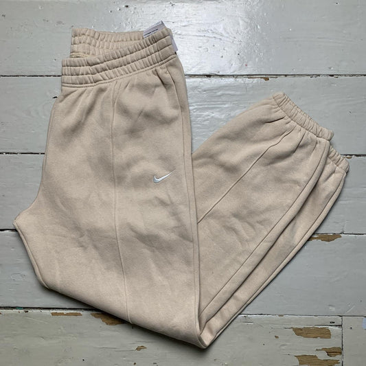 Nike Cream Seam Swoosh Joggers (Large)