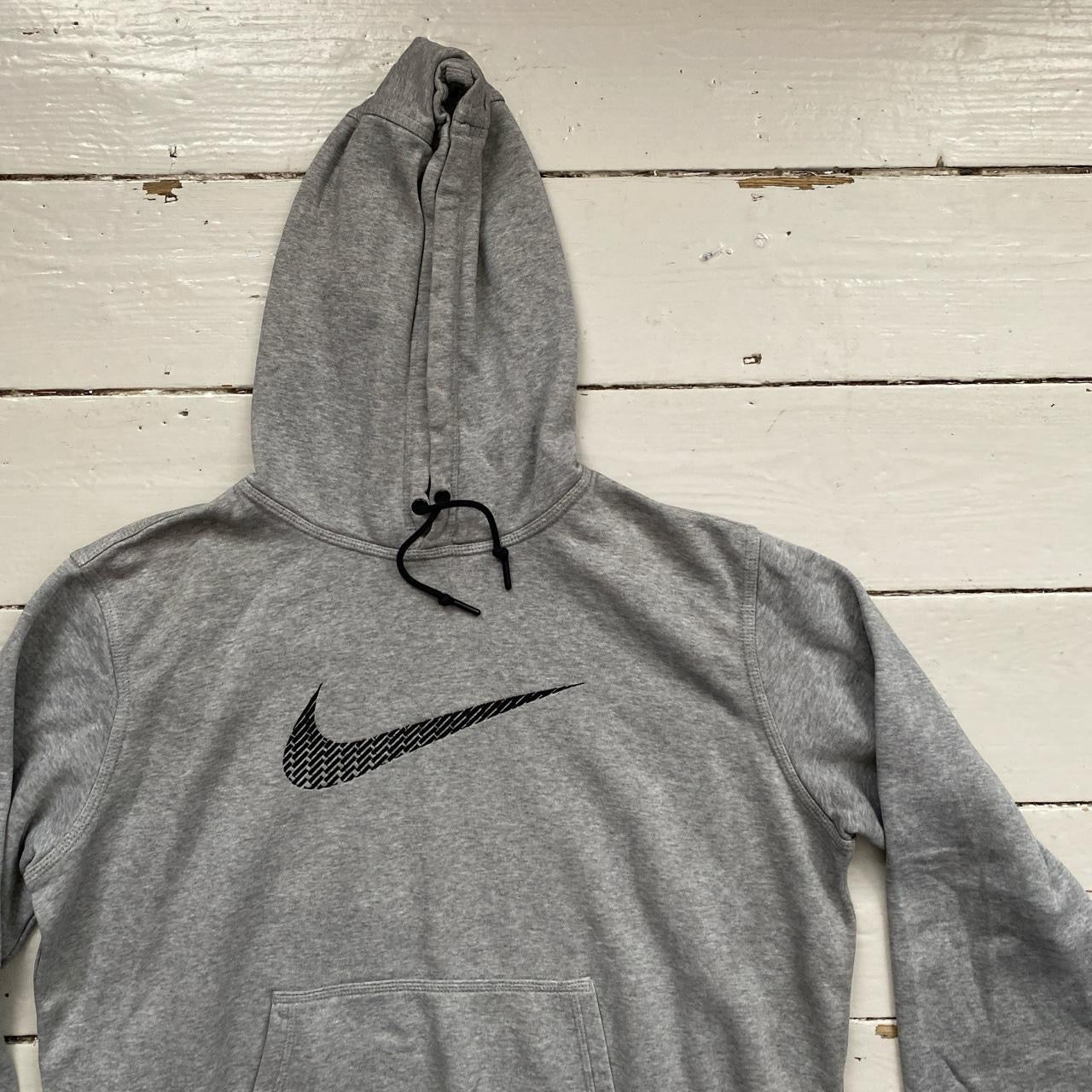 Nike Big Swoosh Grey Hoodie (XL)