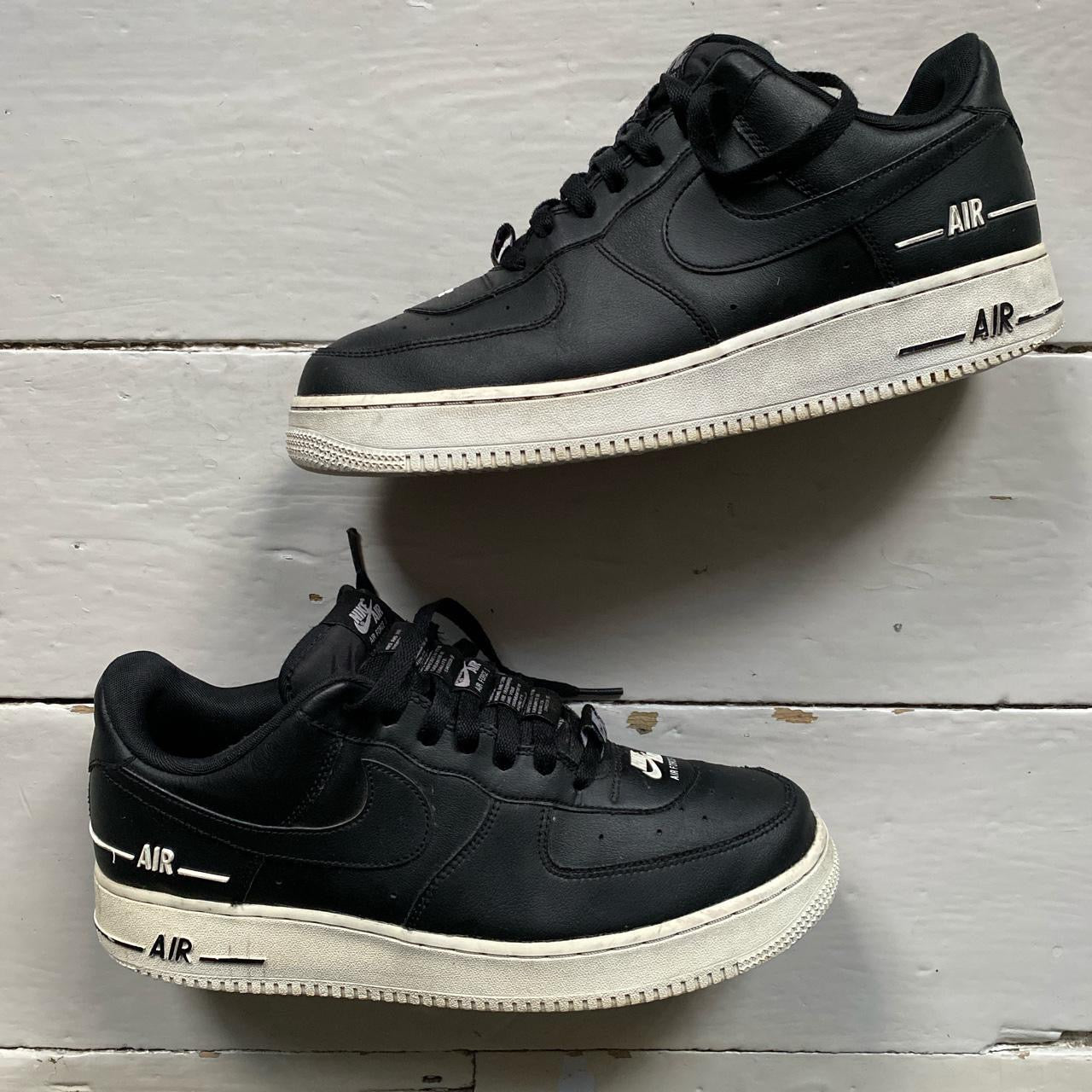 Nike Air Force 1 Black and White (UK 9)