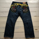 Ed Hardy Vintage Snake Spellout Jeans (40/32)