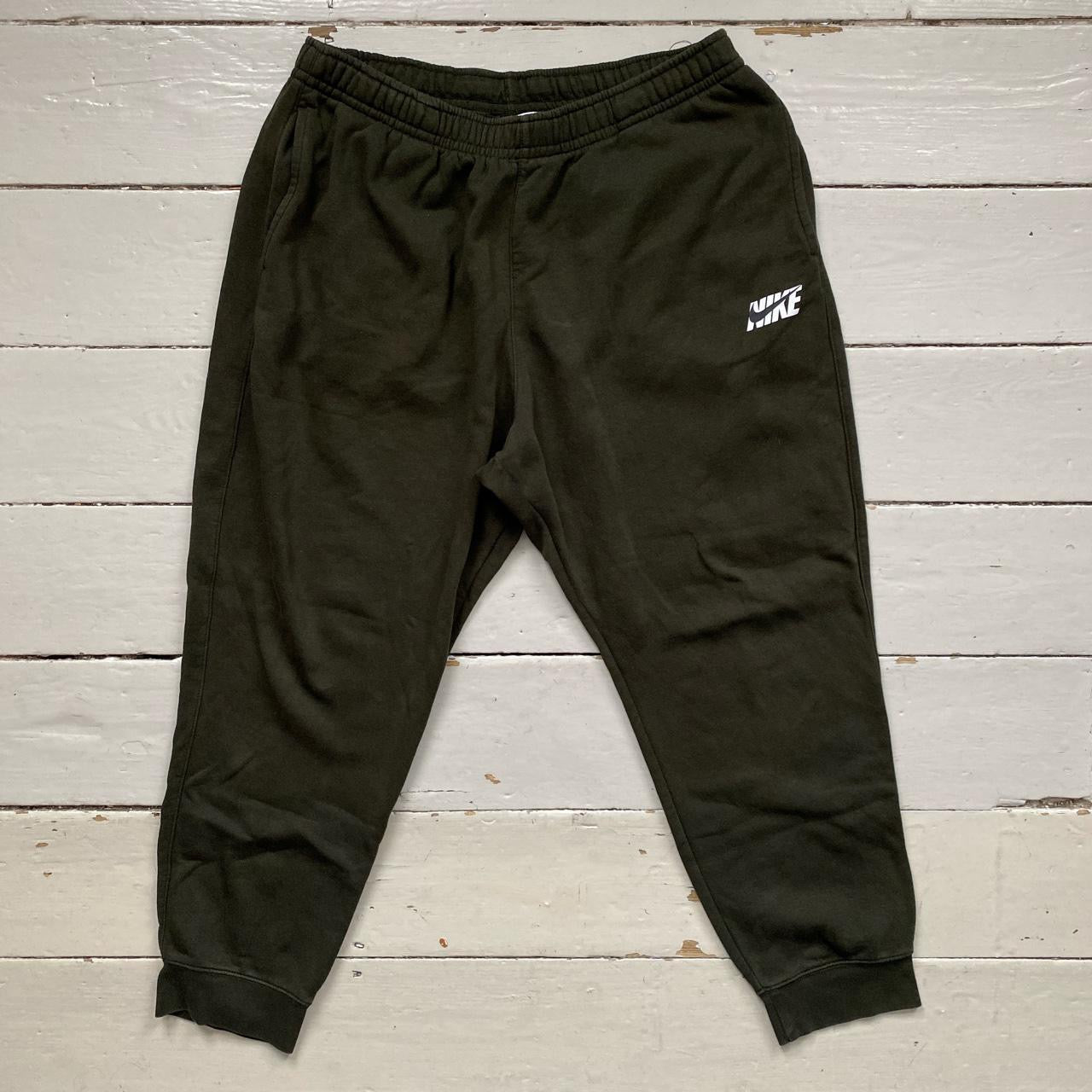 Nike Swoosh Khaki Joggers (XXL)