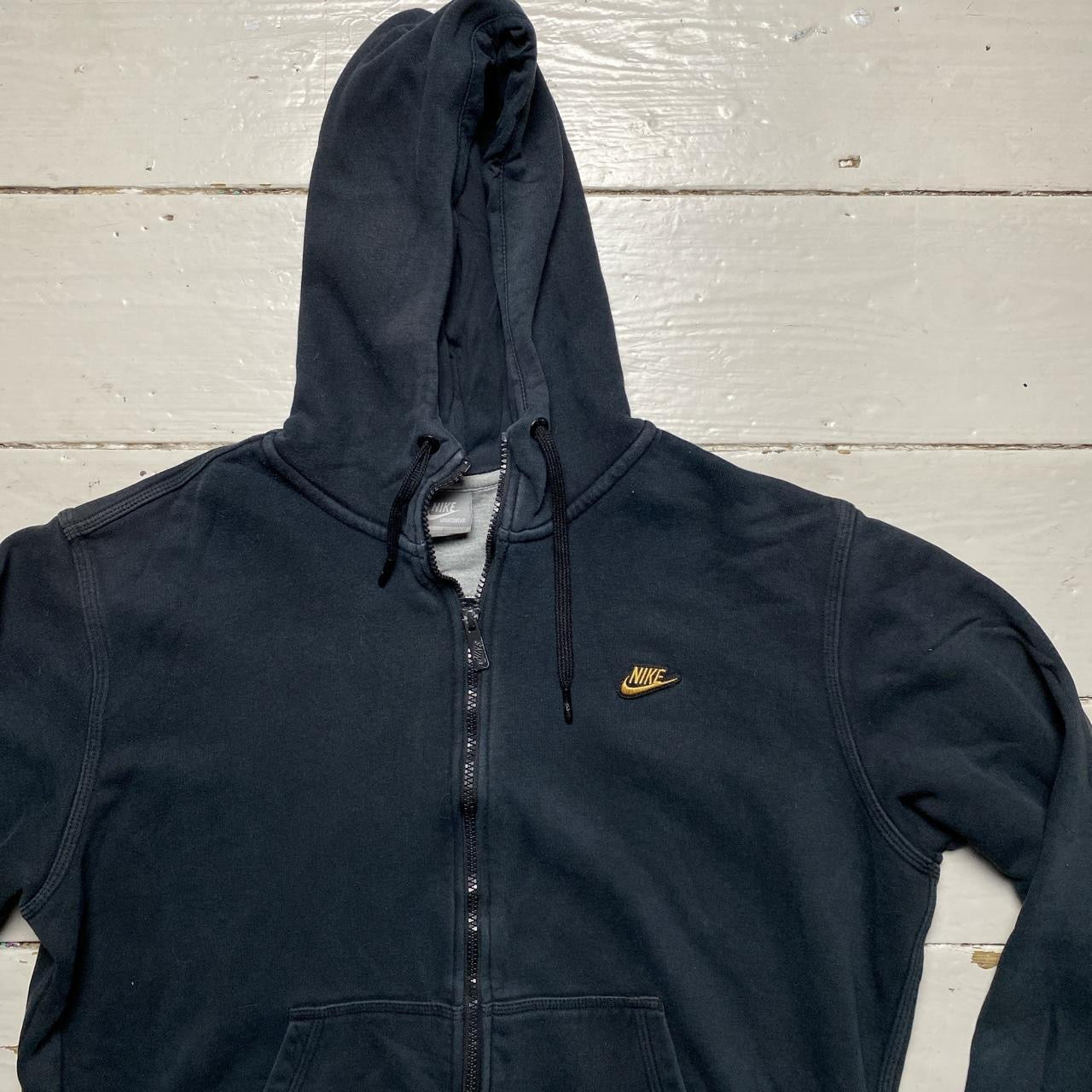 Nike Vintage Swoosh Black Hoodie (Large)