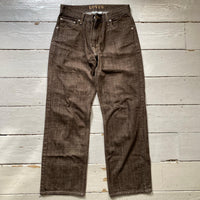 Levis Straight 569 Straight Brown Jeans  (30/31)