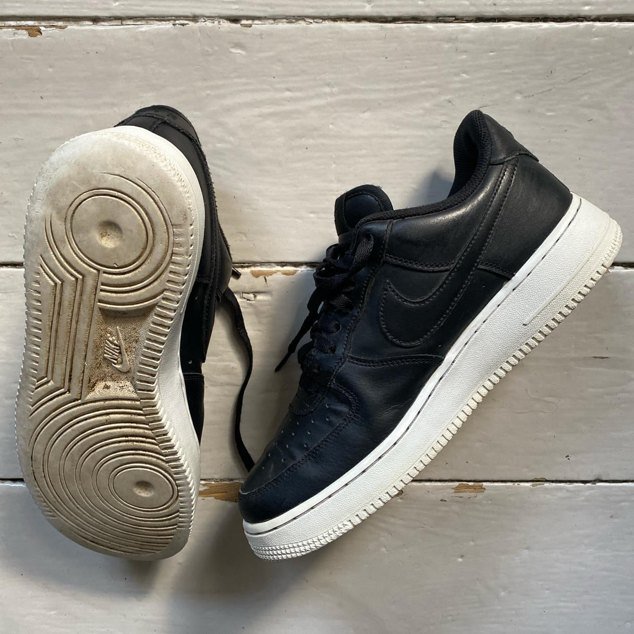 Nike Air Force 1 Black and White (UK 8)