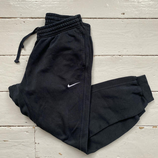 Nike Swoosh Black Joggers (Large)