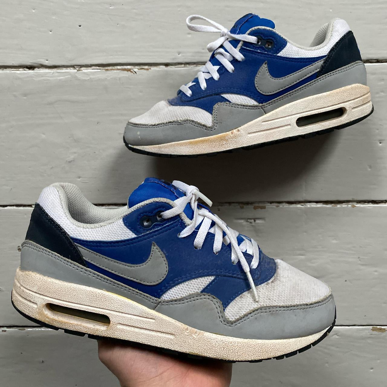 Nike Air Max 1 Blue Grey White (UK 5)