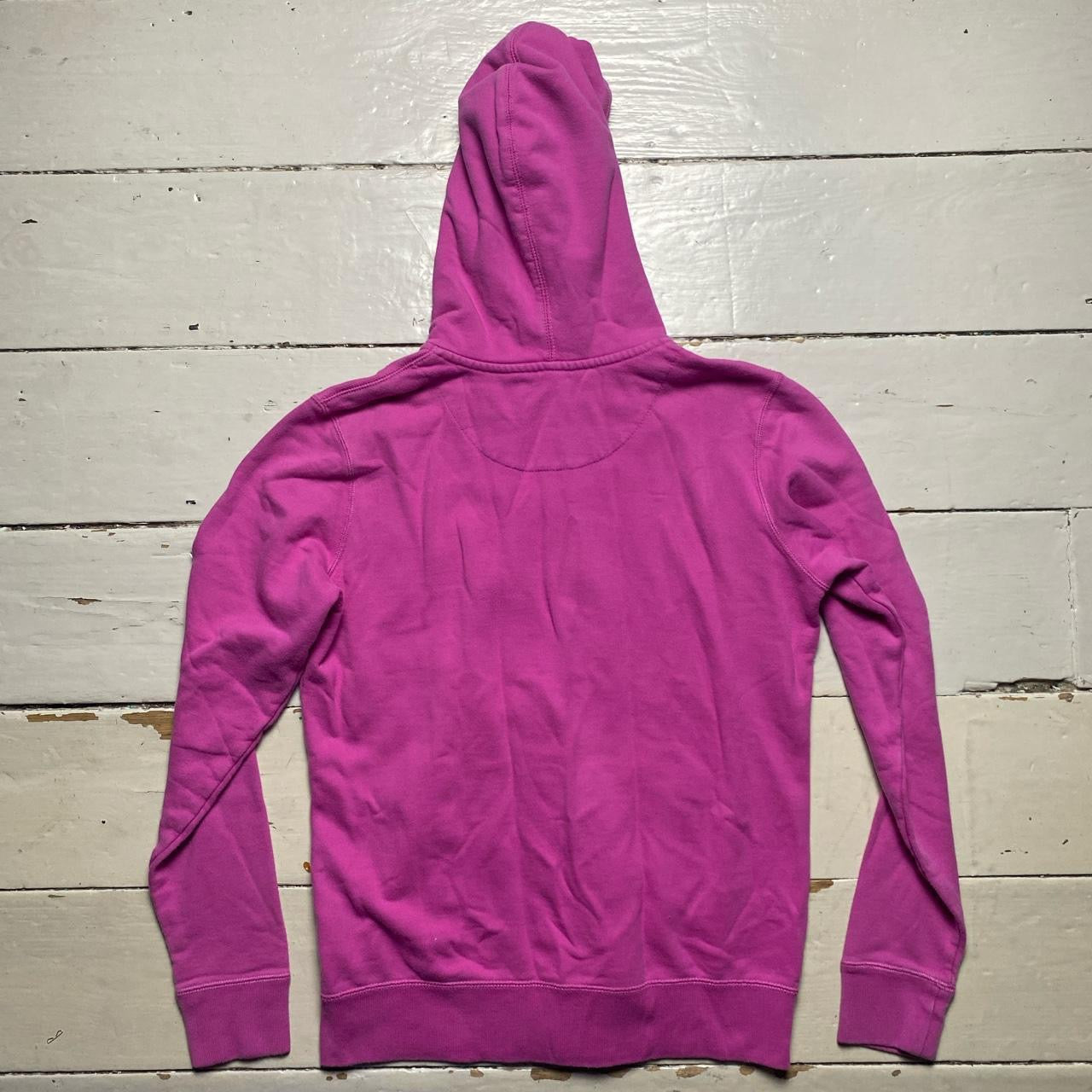 Nike Swoosh Pink Hoodie (Large)