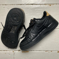 Nike Air Force 1 Black and Beige (UK 5.5)
