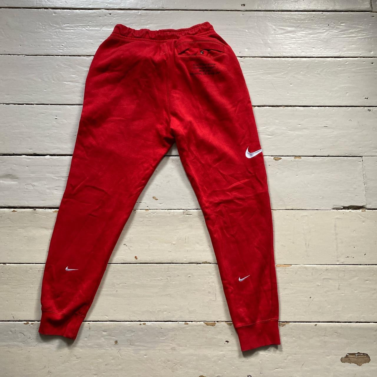 Nike Swoosh Red Tracksuit (Small)