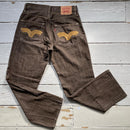 Levis Straight 569 Straight Brown Jeans  (30/31)