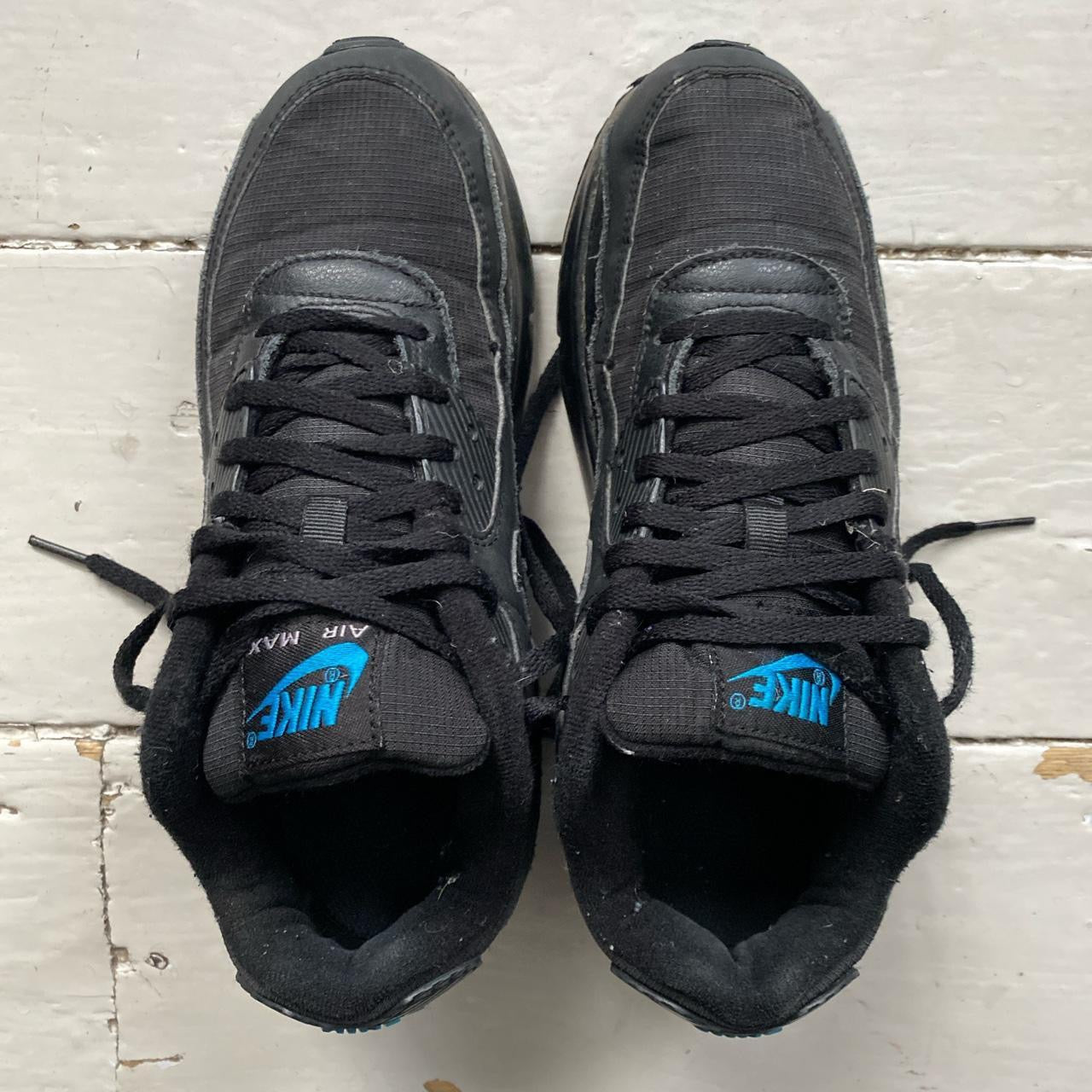 Nike Air Max 90 Black and Blue (UK 6)