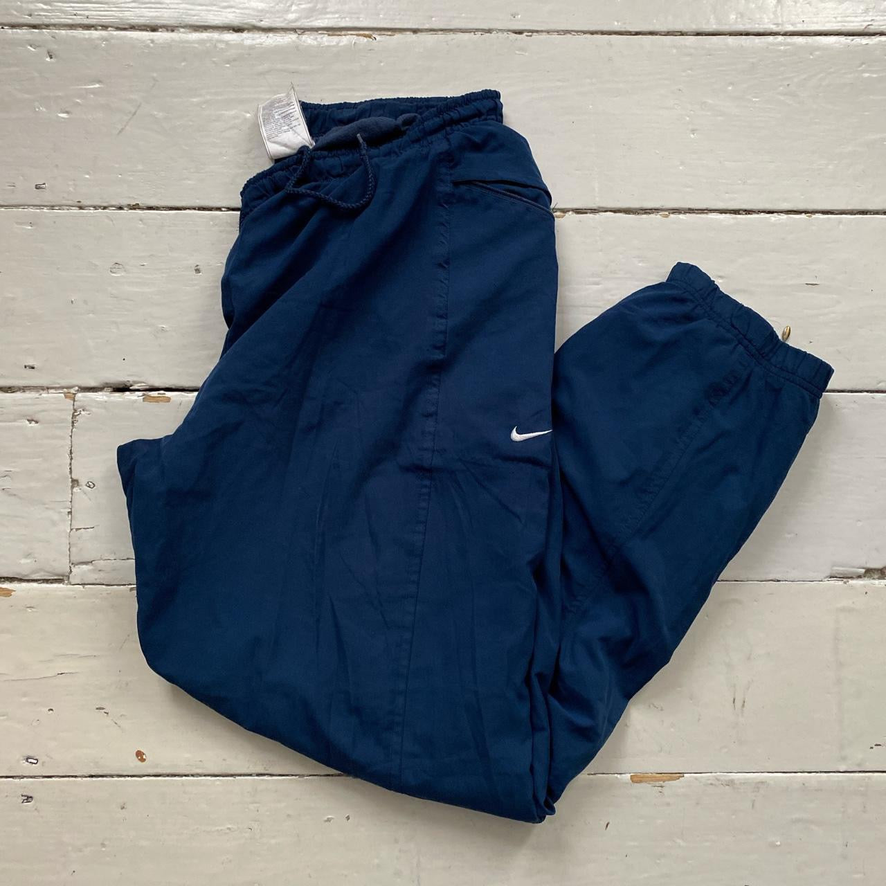 Nike Swoosh Navy Shell Bottoms (Large)