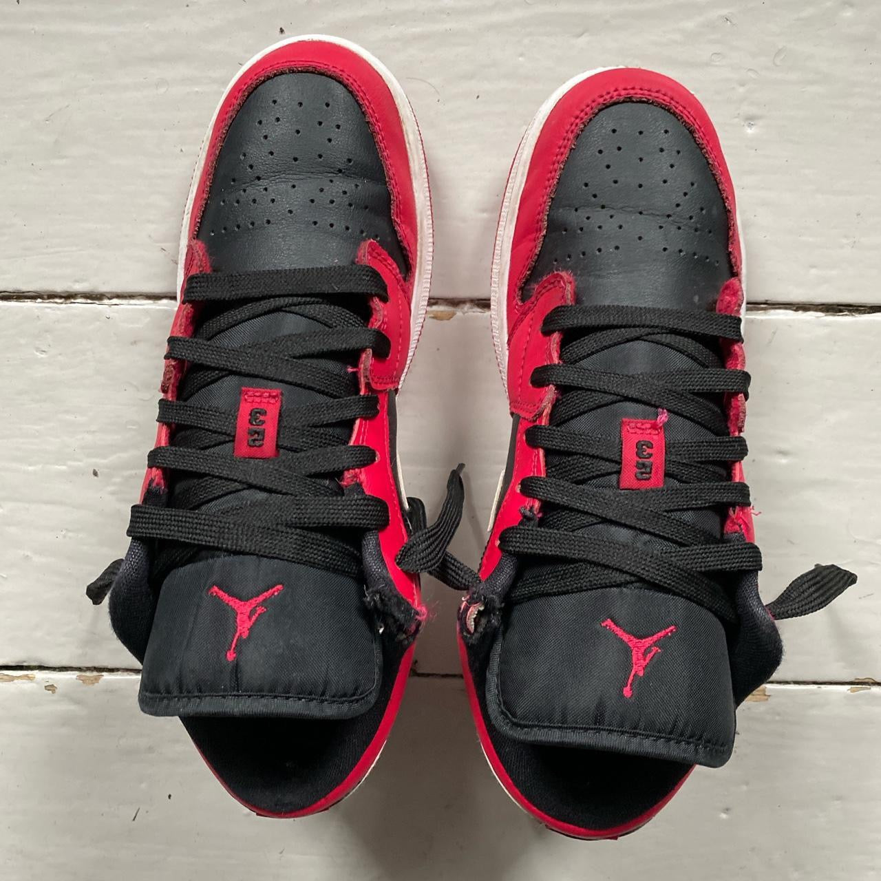 Jordan 1 Low Very Berry Red and Black (UK 6)