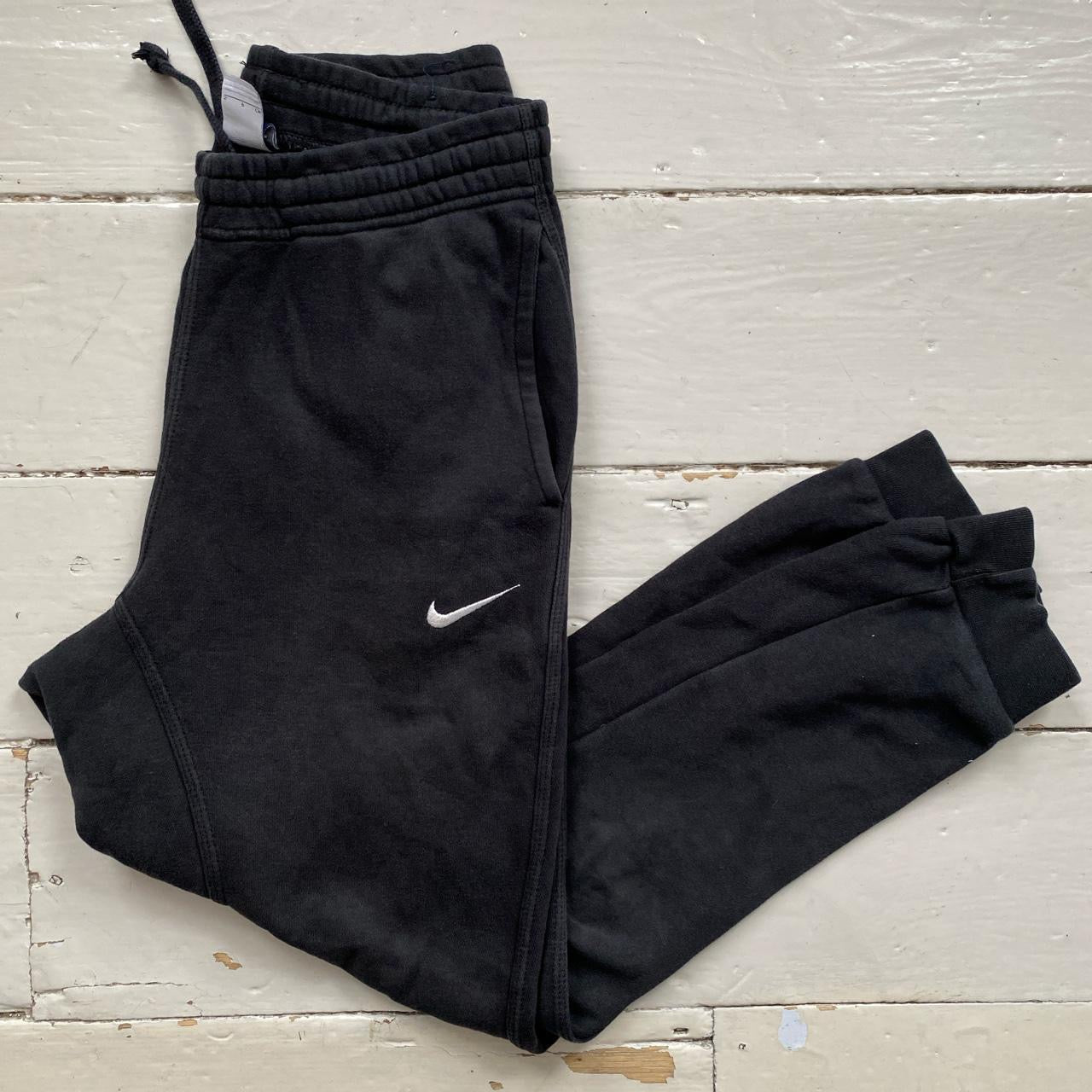 Nike Swoosh Black Joggers (Small)