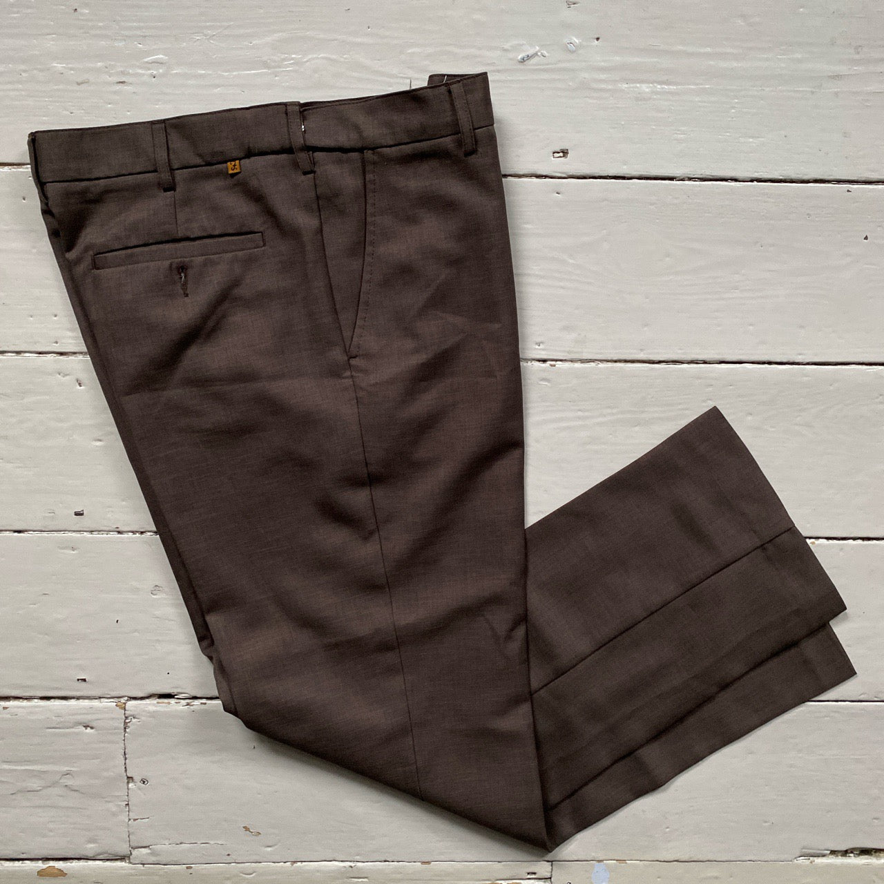 Farah Chocolate Brown Trousers (34/31)