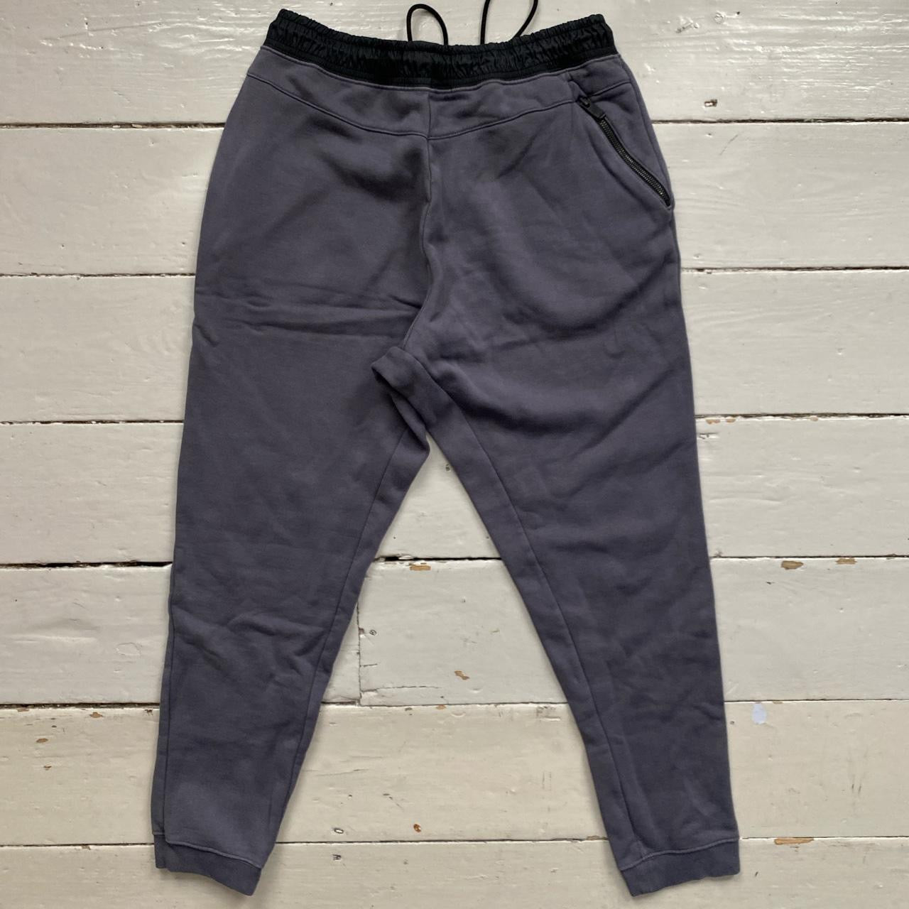 Nike Box Logo Swoosh Grey Joggers (Large)