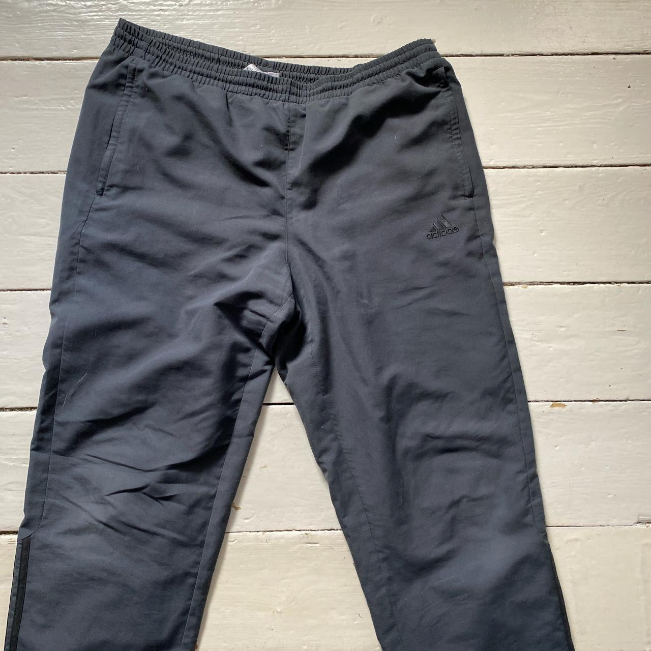 Adidas Grey Shell Bottoms (Large)