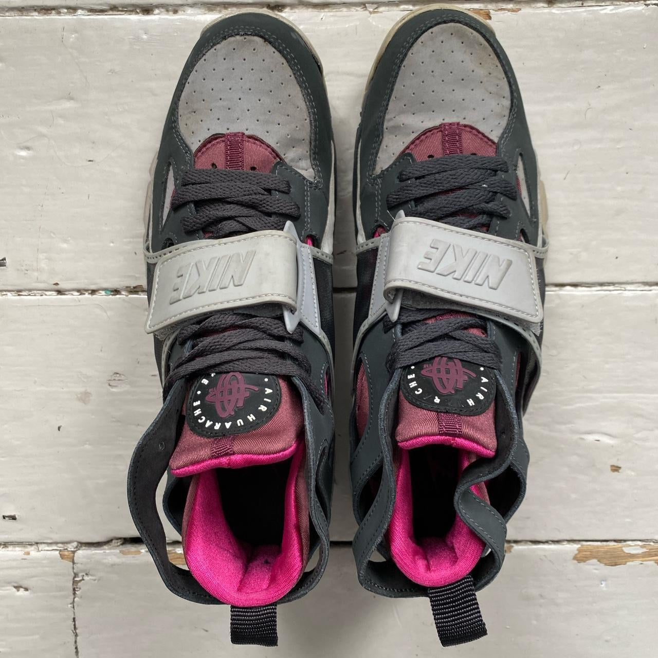 Nike Huarache High Grey Pink (UK 9)