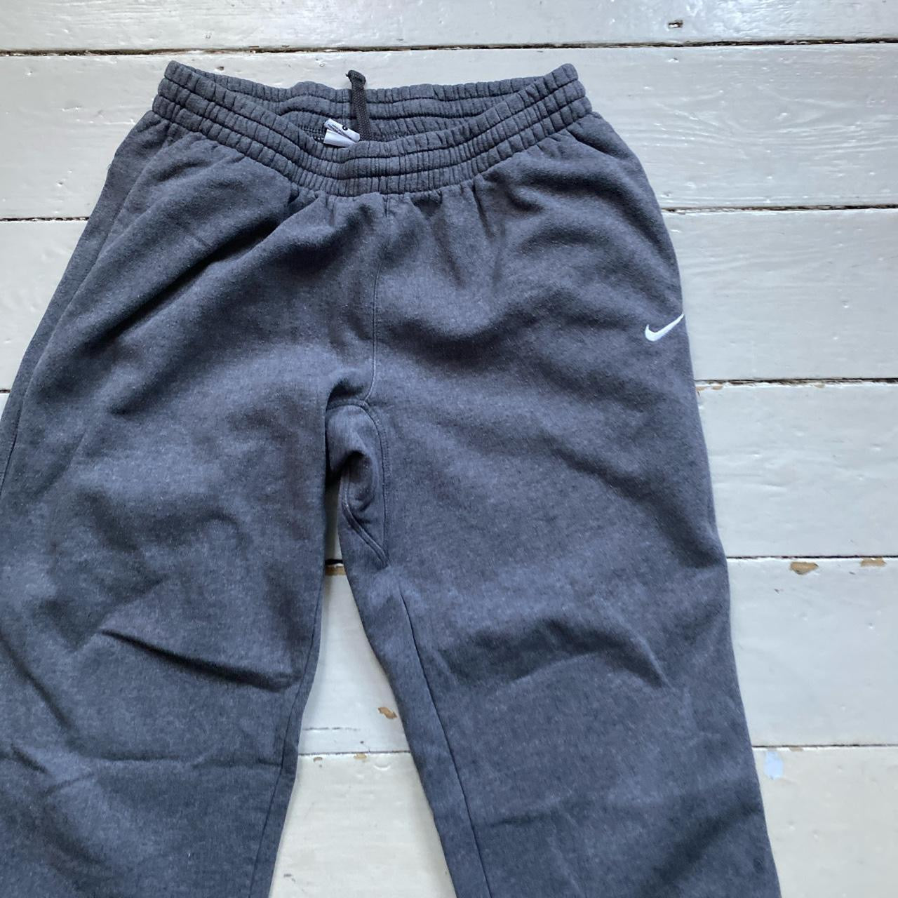 Nike Swoosh Grey Joggers (Large)